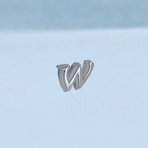 Verwisselbare los hanger Dames Sieraden Letter W