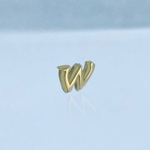 Verwisselbare los hanger Dames Sieraden Letter W