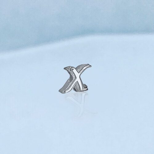 Verwisselbare los hanger Dames Sieraden Letter X