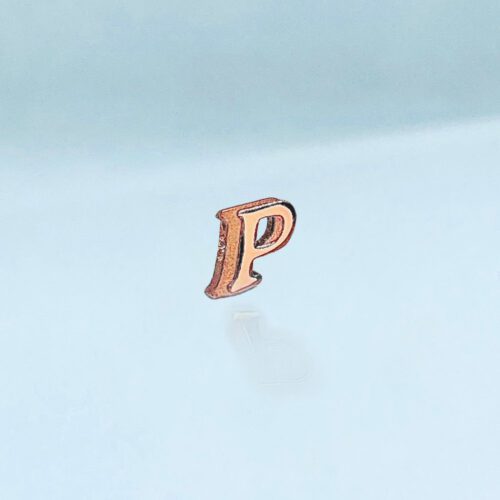 Verwisselbare los hanger Dames Sieraden Letter P