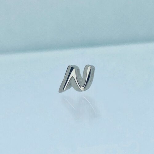 Verwisselbare los hanger Dames Sieraden Letter N