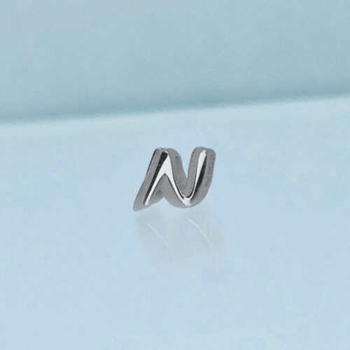 Verwisselbare los hanger Dames Sieraden Letter N