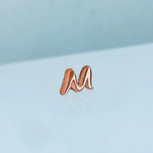 Verwisselbare los hanger Dames Sieraden Letter M