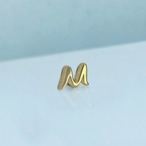 Verwisselbare los hanger Dames Sieraden Letter M