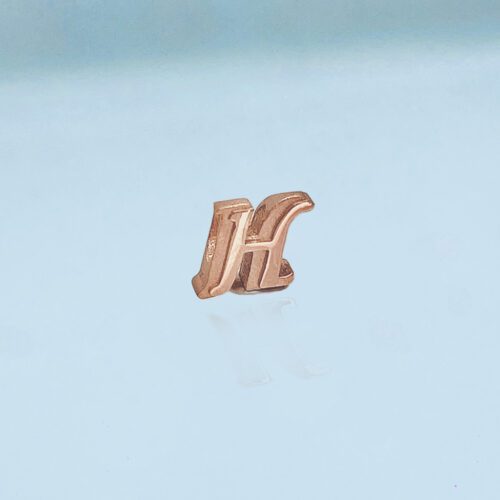 Verwisselbare los hanger Dames Sieraden Letter H