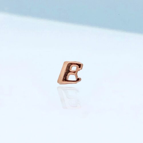 Verwisselbare los hanger Dames Sieraden Letter E