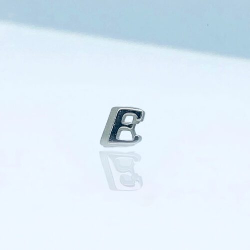 Verwisselbare los hanger Dames Sieraden Letter E